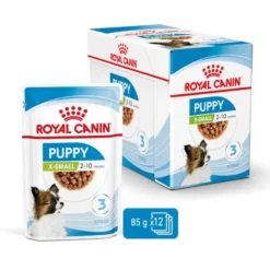 Royal Canin X-Small Puppy Trocitos en Salsa sobre para perros