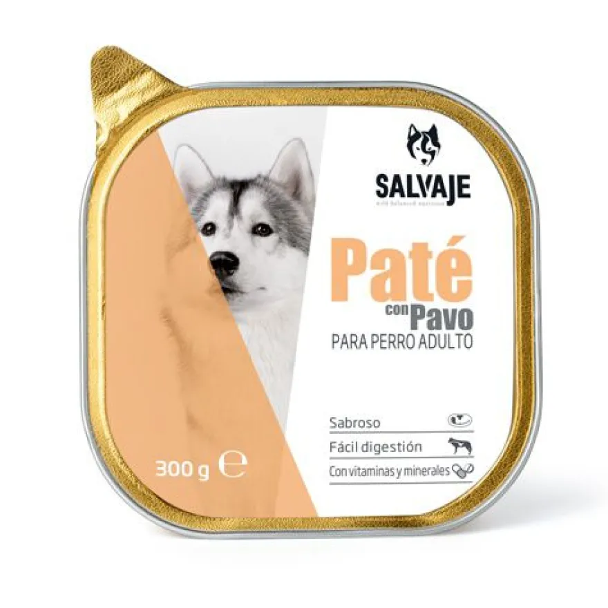 Salvaje Adulto Pavo en Paté tarrina para perros