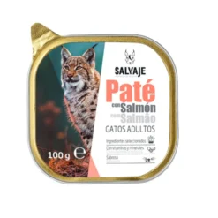 Salvaje Original Adulto Salmón Paté en tarrina para gatos