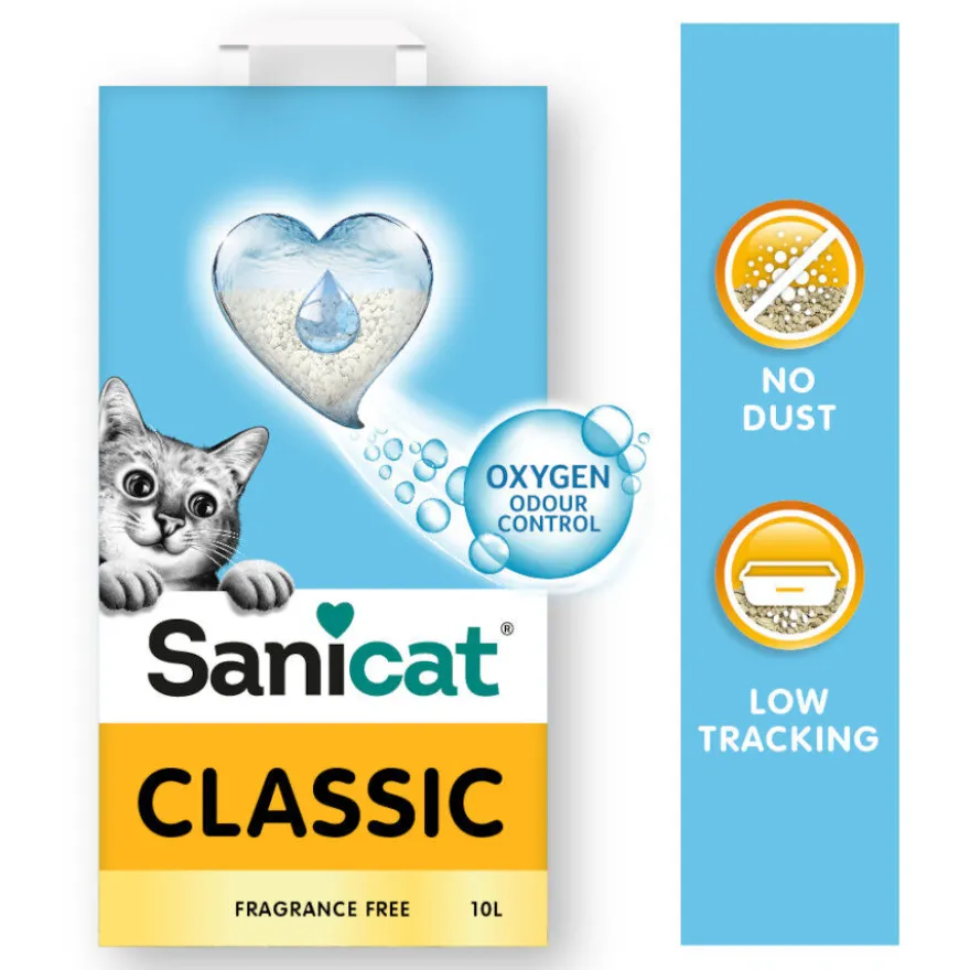 Sanicat Classic Arena absorbente sin perfume para gatos