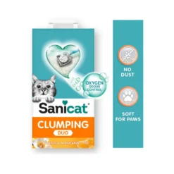 Sanicat Clumping White Duo Arena Aglomerante para gatos