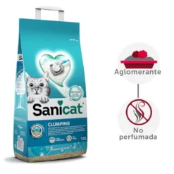 Sanicat Cumpling White Active Marseille Arena Aglomerante para gatos
