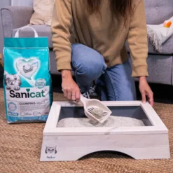 Sanicat Cumpling White Active Marseille Arena Aglomerante para gatos