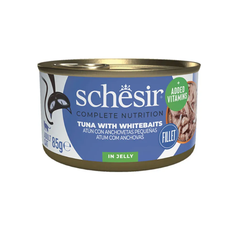 Schesir Adult Atún con Anchoas lata para gatos