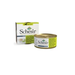 Schesir Adult pollo con manzana lata para perros