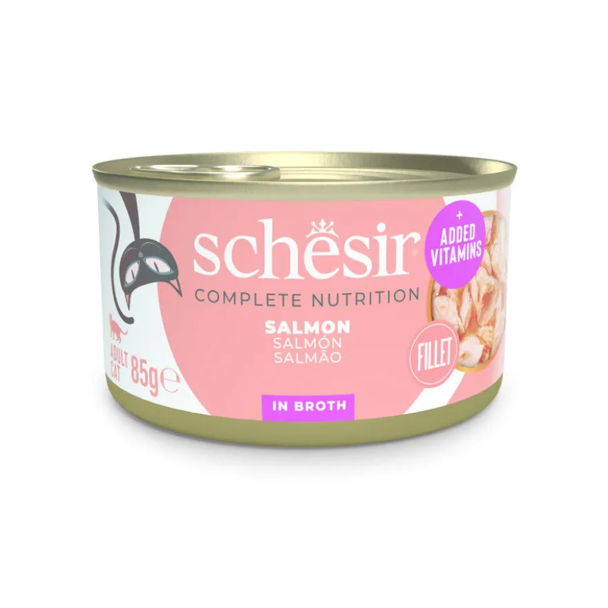Schesir Adult salmón lata para gatos