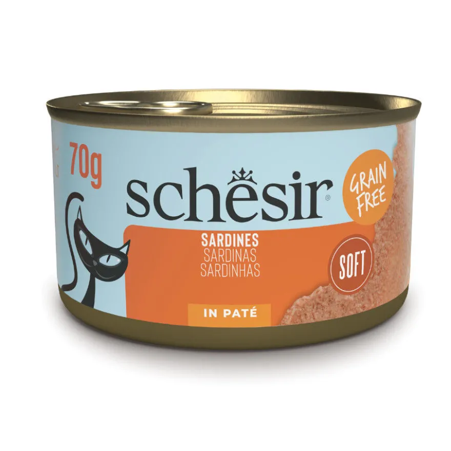 Schesir Lata Sardinas en paté para gatos