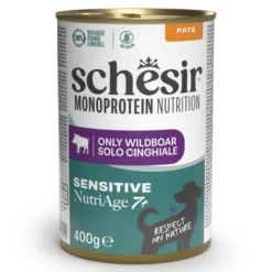 Schesir Monoprotein Lata Jabalí para perros