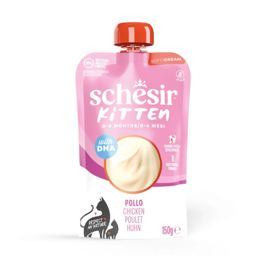 Schesir Pollo en Crema para gatito