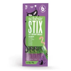 Schesir Stix Snacks Pato para gato