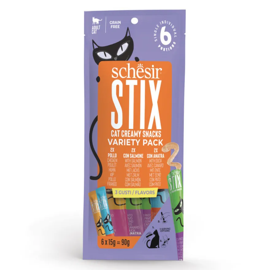 Schesir Stix Snacks varios sabores para gato