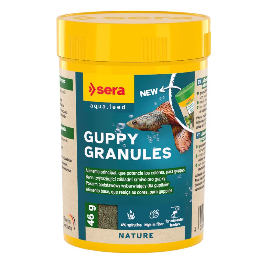 Sera Guppy Gran Alimento Vegetal para peces