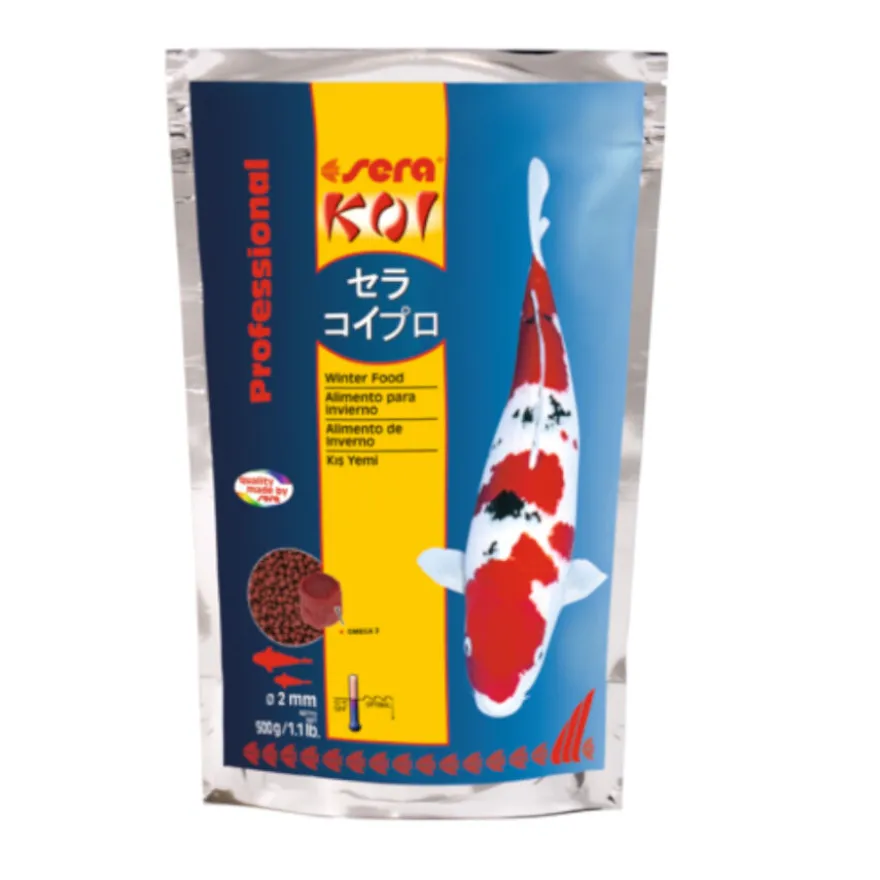 Sera Koi Professional Invierno Comida de vacaciones para peces carpa