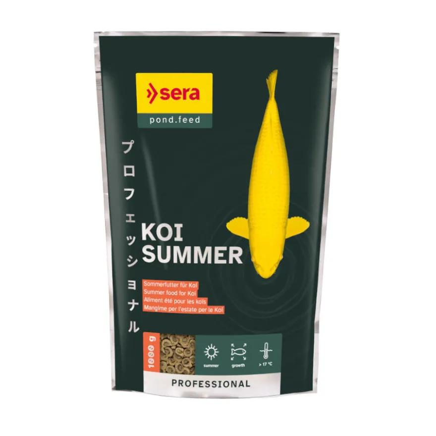 Sera Koi Professional Verano Comida de Vacaciones para peces carpas