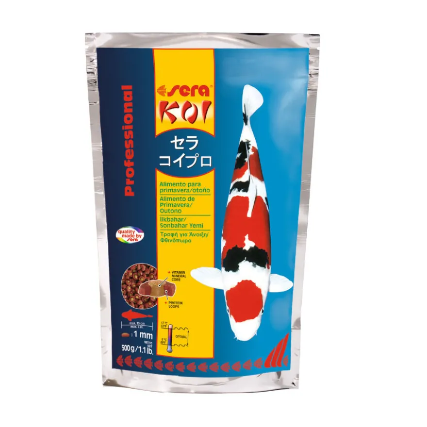 Sera Koi Professional Verano Comida de Vacaciones para peces carpas