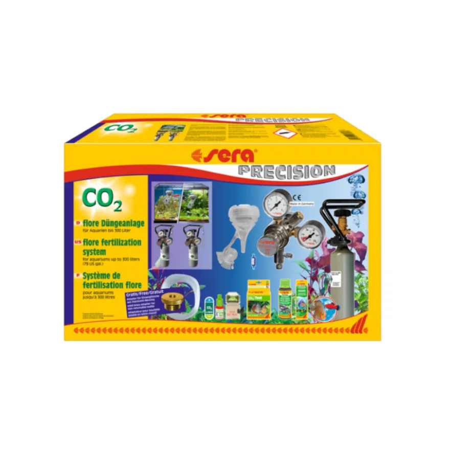 Sera Precision Kit de CO2 con sistema de abonado para acuarios