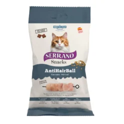 Serrano Bocaditos Anti Hairball de Pollo para gatos