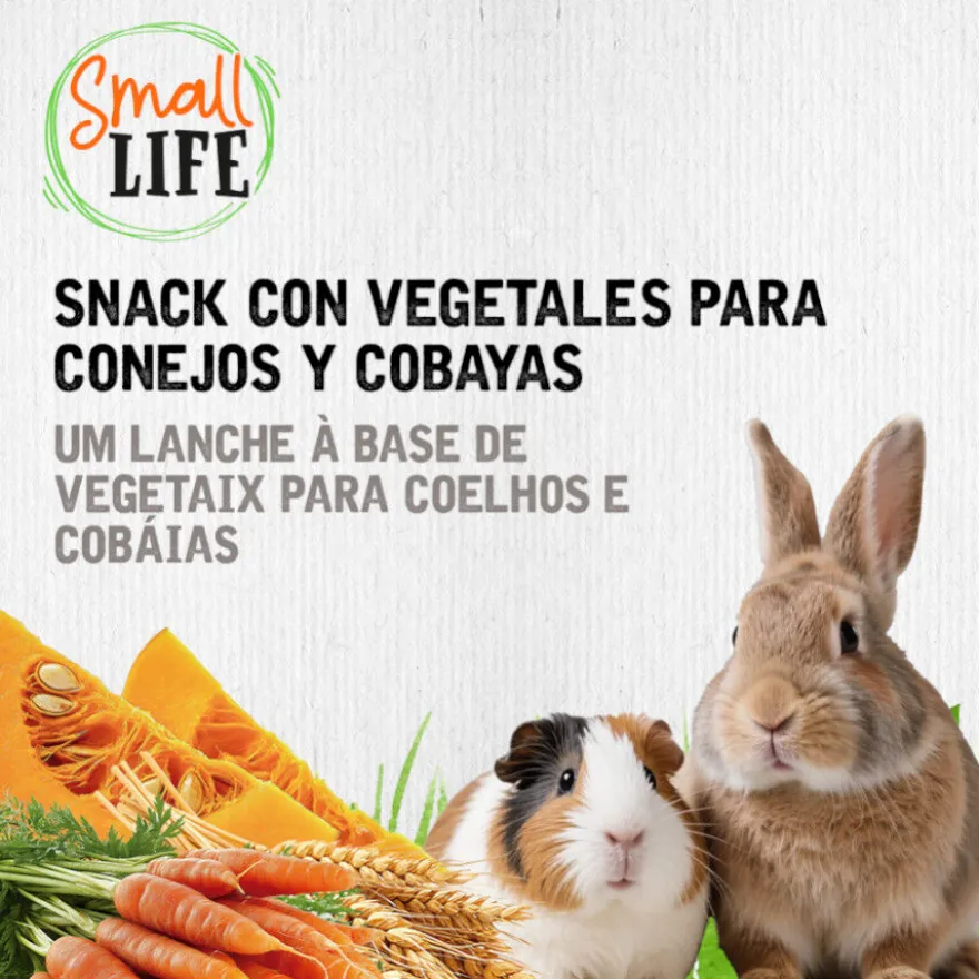 Small Life Barritas Snack con Vegetales para conejos y cobayas
