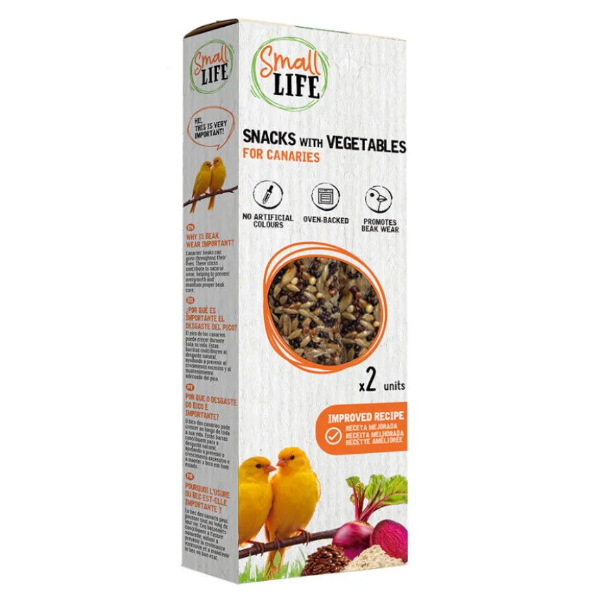Small Life Barritas Snack con Vegetales para canarios