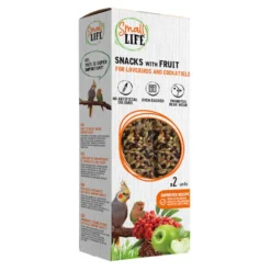 Small Life Barritas Snack con Fruta para agapornis y ninfas