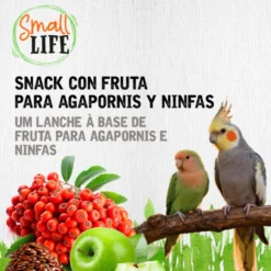 Small Life Barritas Snack con Fruta para agapornis y ninfas