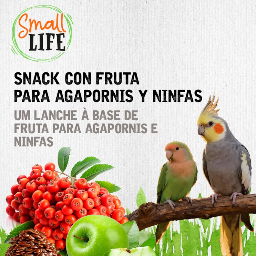 Small Life Barritas Snack con Fruta para agapornis y ninfas