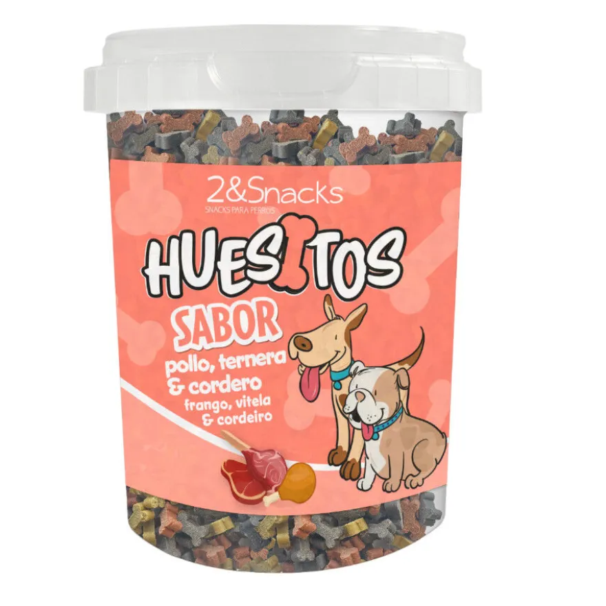 2&Snacks Galletas Mini Hueso Mix para perros