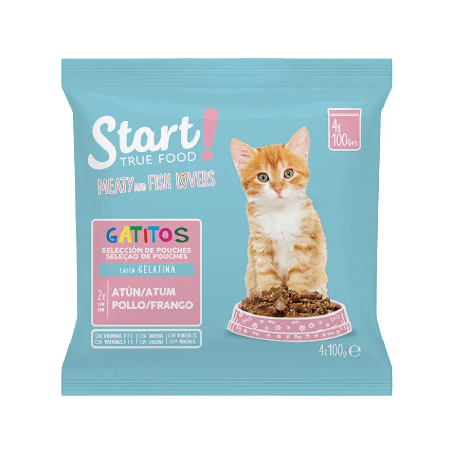 Start Kitten Mix Pollo y Atún Gelatina en sobre