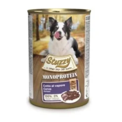 Stuzzy Monoprotein Ciervo lata para perros