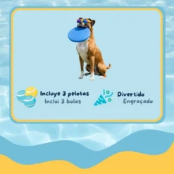 Summer Vibes Frisbee con Pelota Juguete Azul para perros