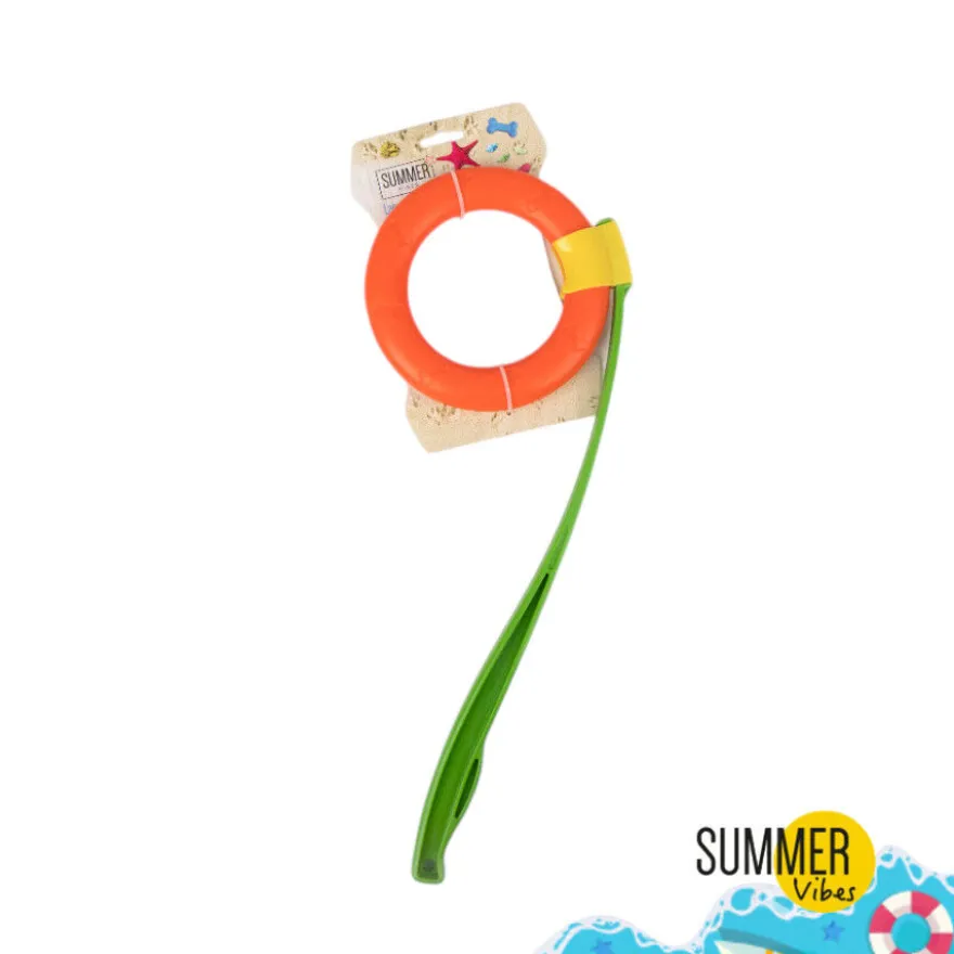 Summer Vibes Lanzador de Frisbee para perros