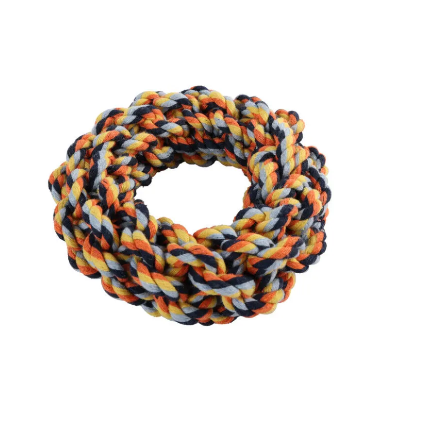Summer Vibes Mordedor Anillo de Cuerda Juguete para perros