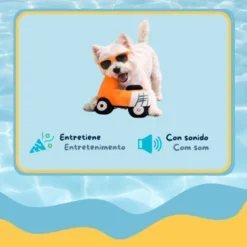 Summer Vibes Peluche Moto Juguete para perros