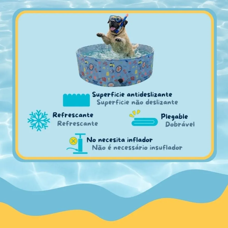 Summer Vibes Piscina Dolce Vita Refrescante para perros