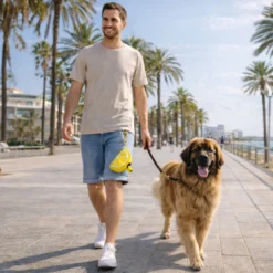 Summer Vibes Porta bolsas Limón para perros