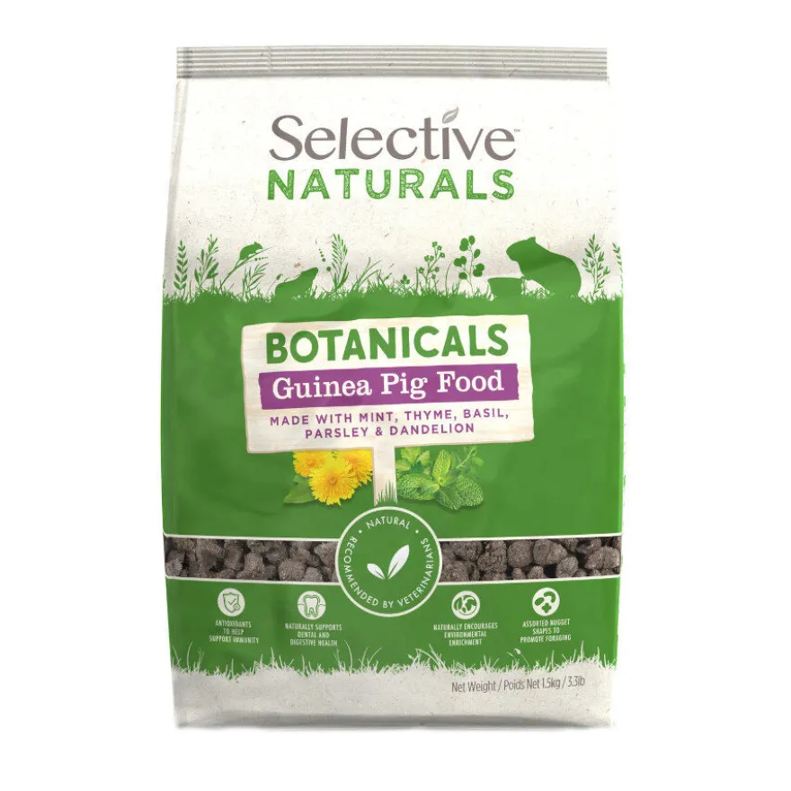 Supreme Selective Natural Botanicals alimento para cobayas