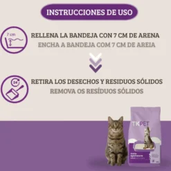 TK-Pet Arena Aglomerante Bentonita y Lavanda para gatos