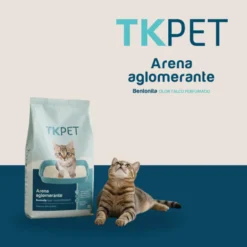 TK-Pet Arena Aglomerante de Bentonita Talco Perfumado para Gatos