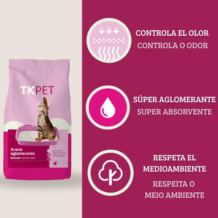 TK-Pet Arena Aglomerante Fresh para gatos