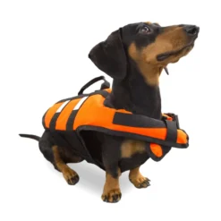 TK-Pet Chaleco Salvavidas Naranja para perros