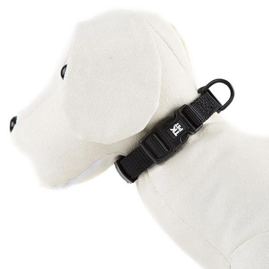 TK-Pet Neo Classic Collar de Nylon Negro para perros