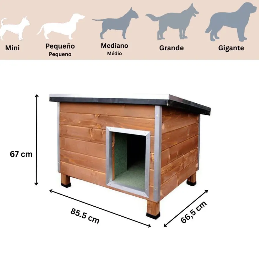 TK-Pet Nevada Caseta de Madera para perros