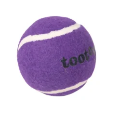 Tootoy! Chase Squeaker Ball Morada pelota de tenis para perros
