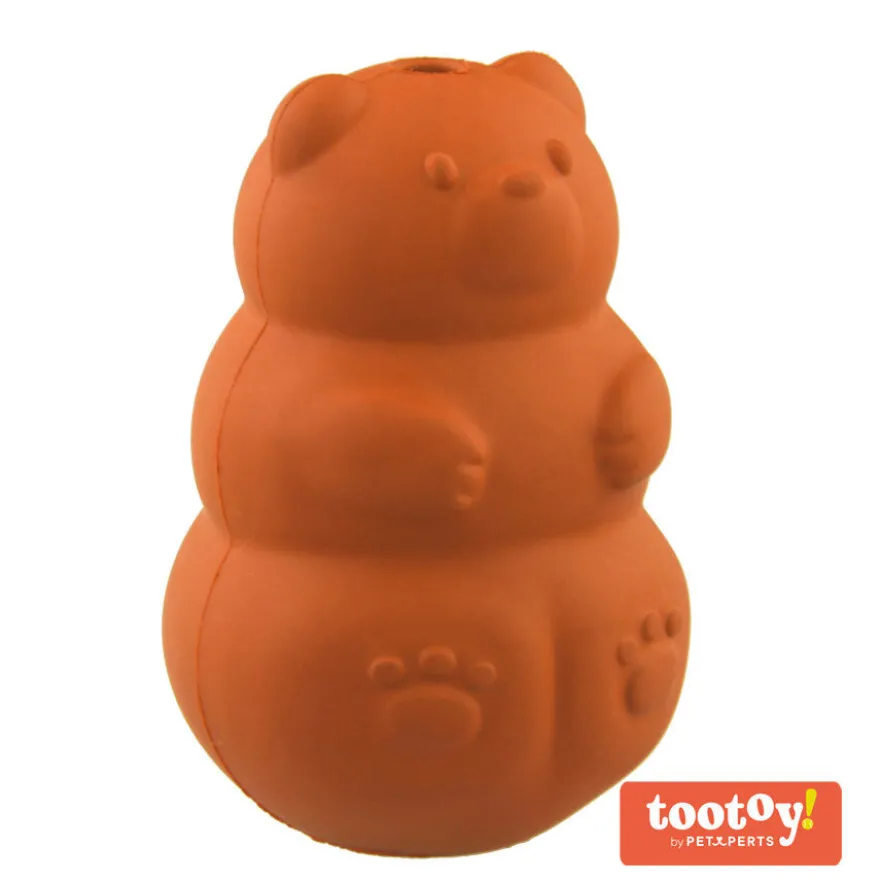 Tootoy! Chew Bear mordedor con dispensador de snacks para perros