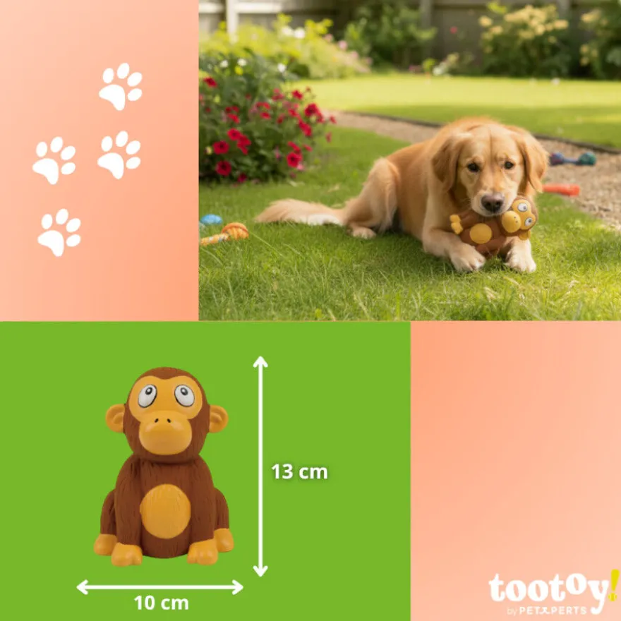 Tootoy! Chimpancé Mordedor con Sonido para perros