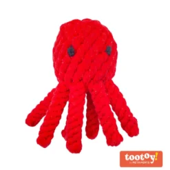 Tootoy! Comfort Octopus & Sea juguete de cuerda para perros