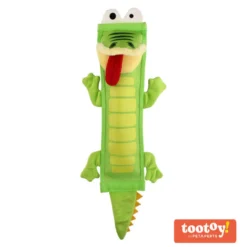 Tootoy! Comfort Resistant Crocodile Toy peluche para perros