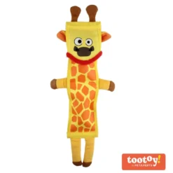 Tootoy! Comfort Resistant Giraffe Toy peluche para perros