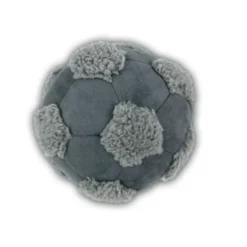 Tootoy! Comfy Football Grey Pelota de Peluche para perros
