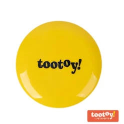 Tootoy! Flying disc Yellow Frisbee Amarillo para perros